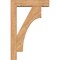 Ekena Millwork Westlake Block Smooth Bracket w/ Offset Brace, Western Red Cedar, 5 1/2"W x 22"D x 34"H BKT0604X22X34WTL05SWR - alternate 3